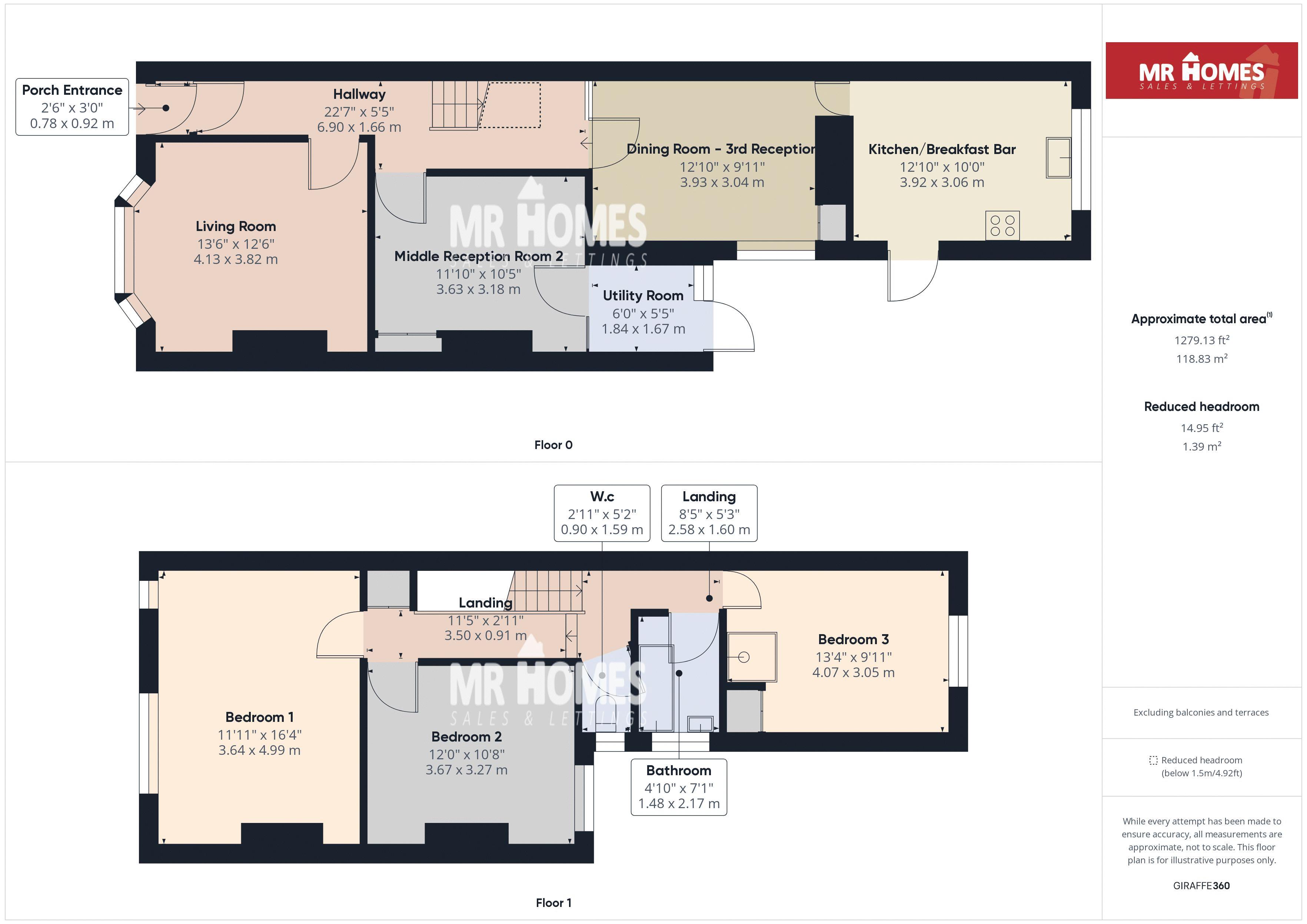 Floorplan - Ground & 1st Floor